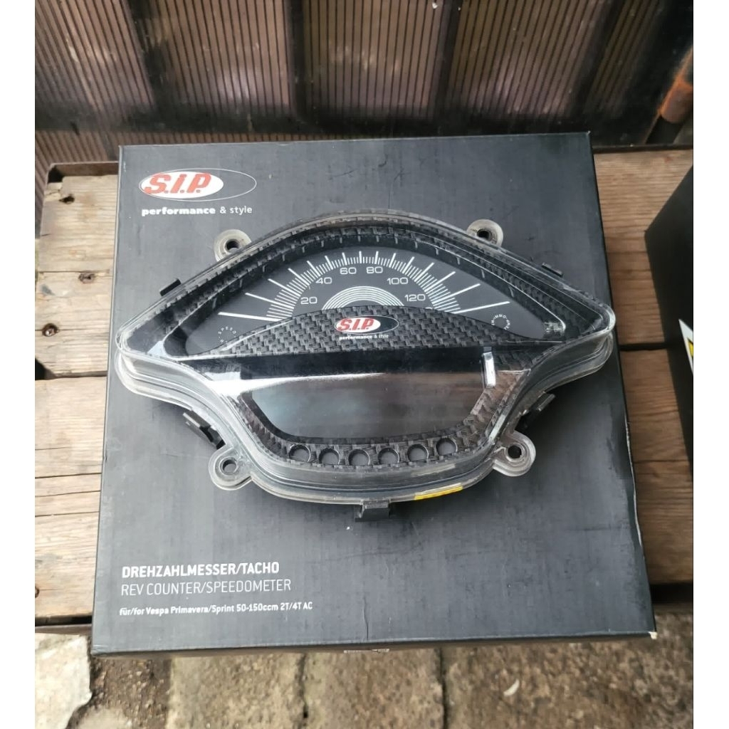 speedometer SIP carbon vespa sprint