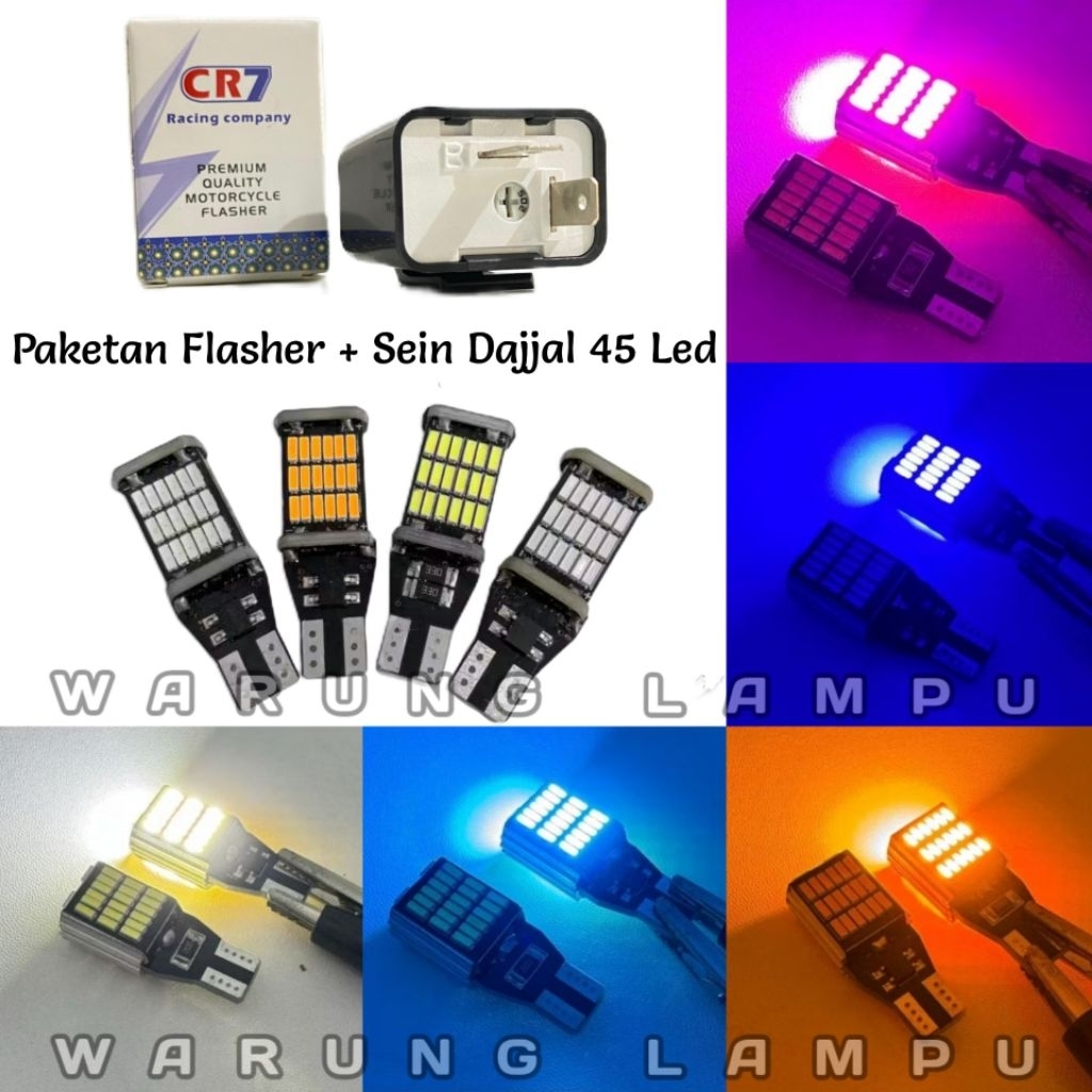 Sein Dajjal 45 LED Plus Flasher Sein CR7 Sen Dajjal