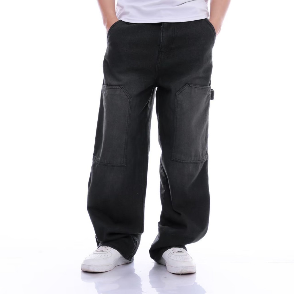 Secretlayer - Celana Denim Carpenter SM Killer - Celana Jeans Pria Baggy - Celana Carpenter Jeans
