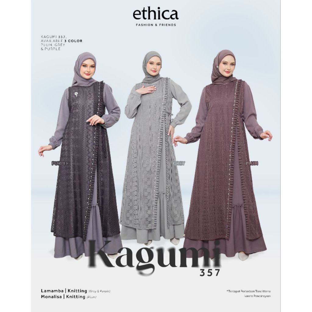 Gamis Kondangan Ethica Kagumi 357 / Gamis Kagumi by Ethica Official