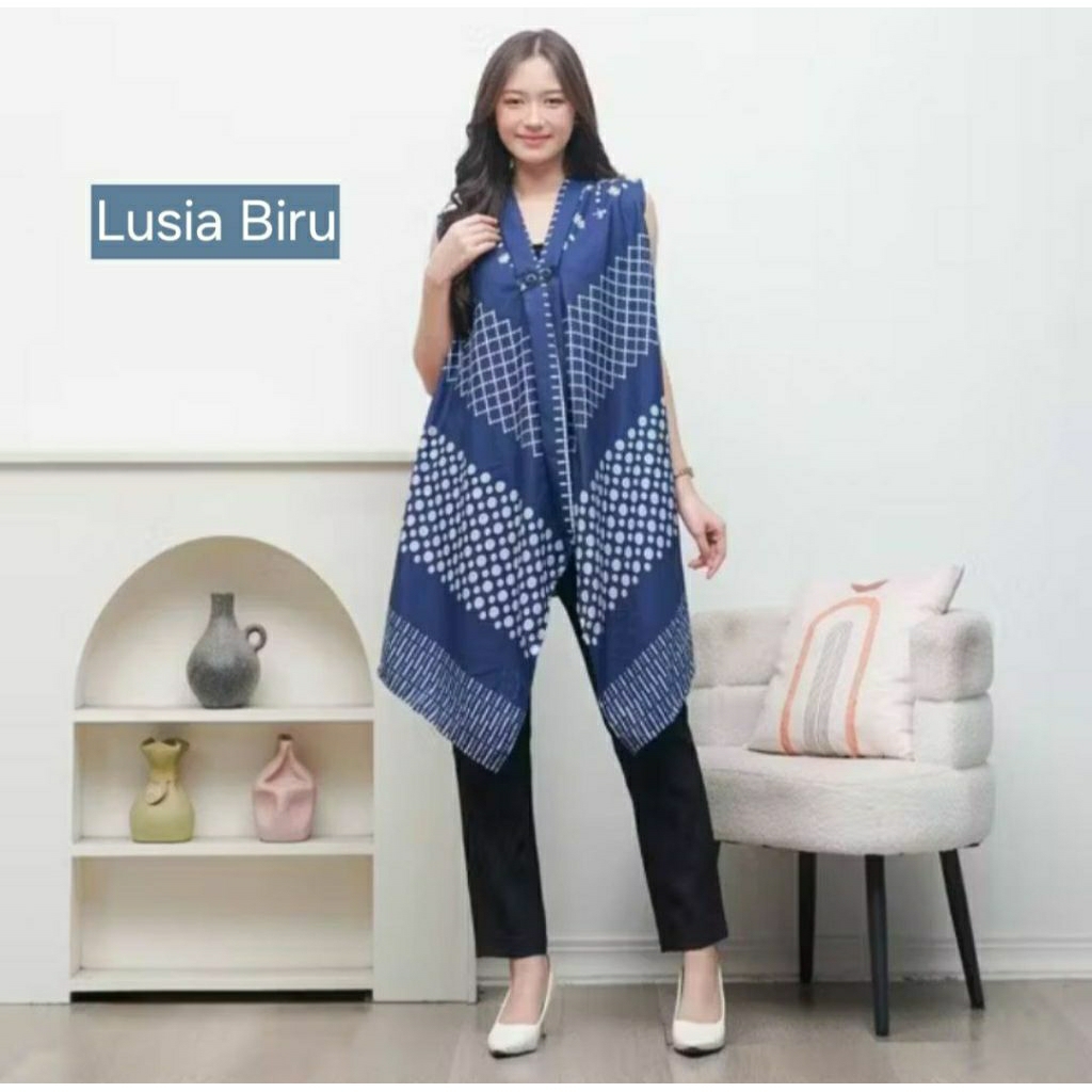Long Outer Batik Wanita-Outer Batik