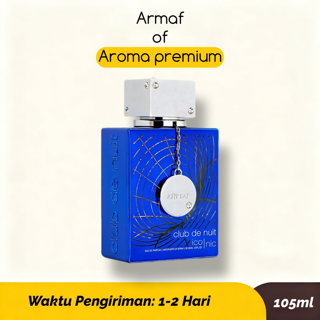 Armaf Club De Nuit Blue Iconic Eau De Parfum 105ml/ Armaf Blue Iconic Parfum/ Armaf Club De Nuit Blu