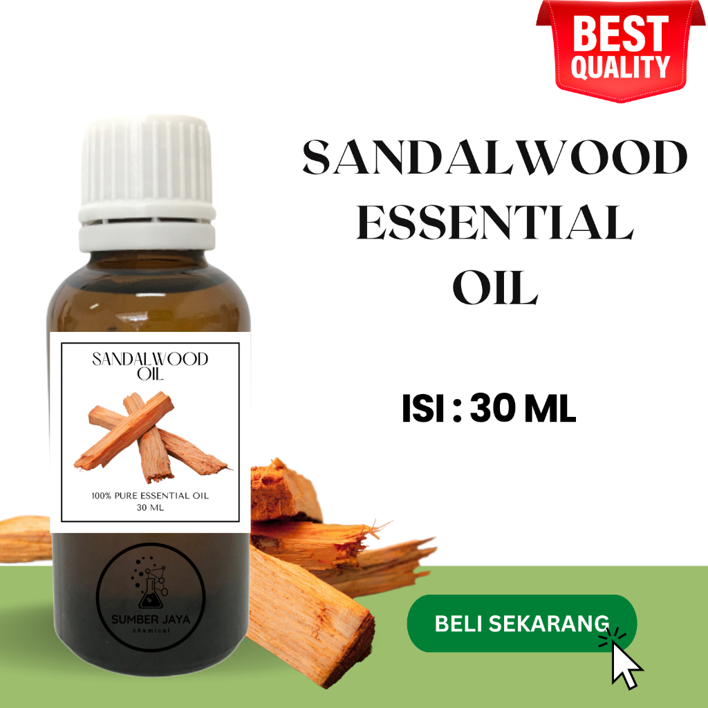 Sandalwood Essential Oil / Sandalwood oil / Minyak Sandalwood / Minyak Cendana 30 ML
