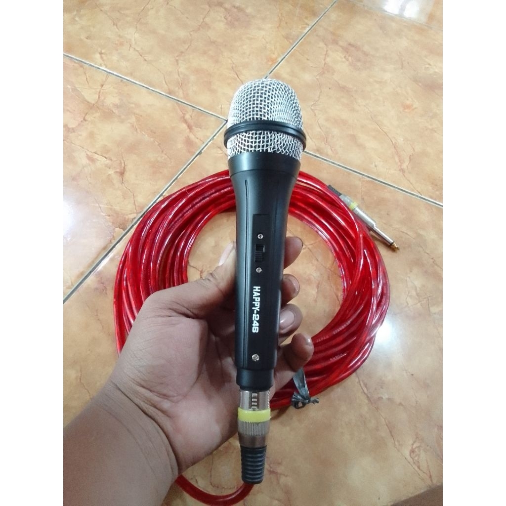 mic kabel panjang kabelnya 10meter