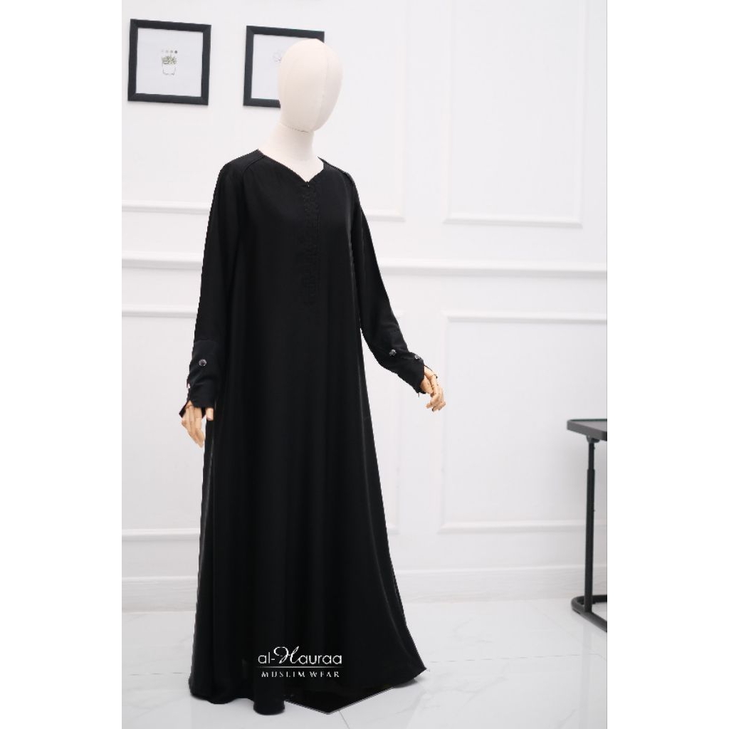 Gamis Amira (Jetblack) By Al Hauraa