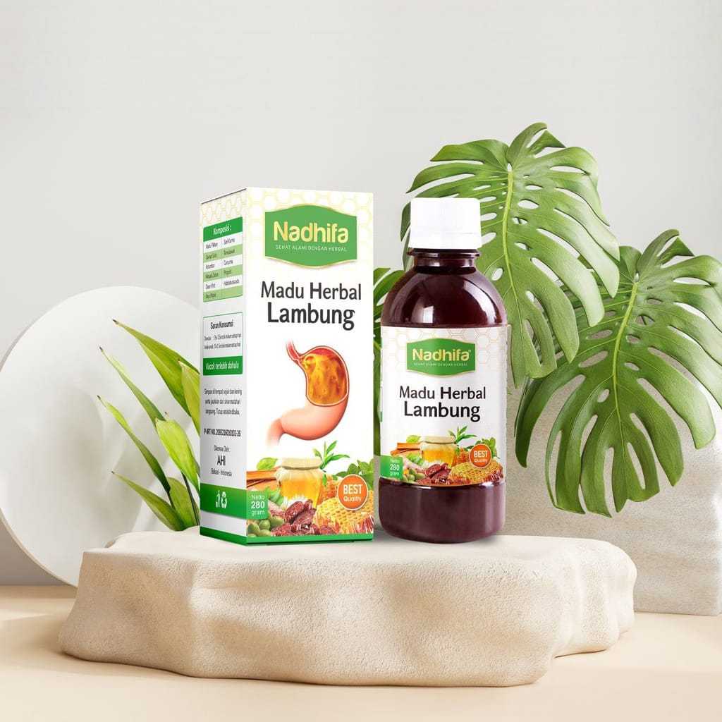 Madu Herbal Lambung Nadhifa Atasi Maag Kronis || Madu Lambung Nadhifa Plus Tifus Khasiat Tinggi