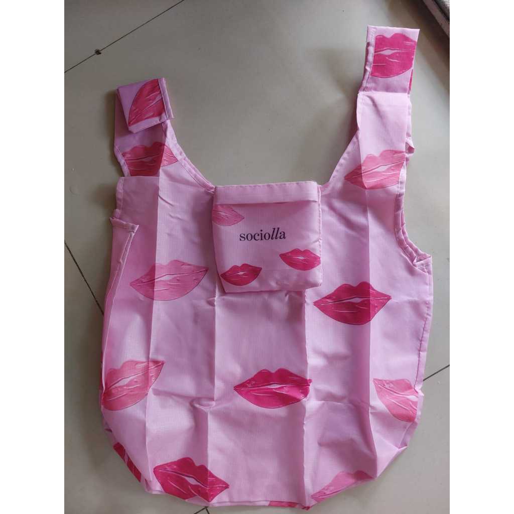 Sociolla Foldable bag tas lipat serbaguna