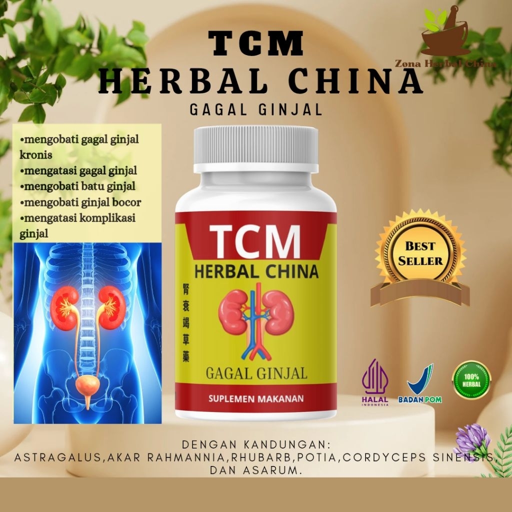 ​TCM Herbal China Gagal Ginjal | Obat Herbal Batu Ginjal Ginjal Bocor Kronis Komplikasi Ginjal | Sup