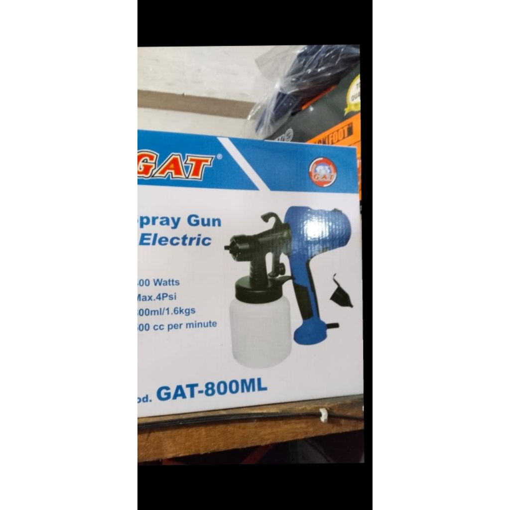 SPRAY GUN ELECTRIC GAT 800ML / SPET DECO ELEKTRIK GAT / ALAT SEMPROTAN CAT LISTRIK GAT