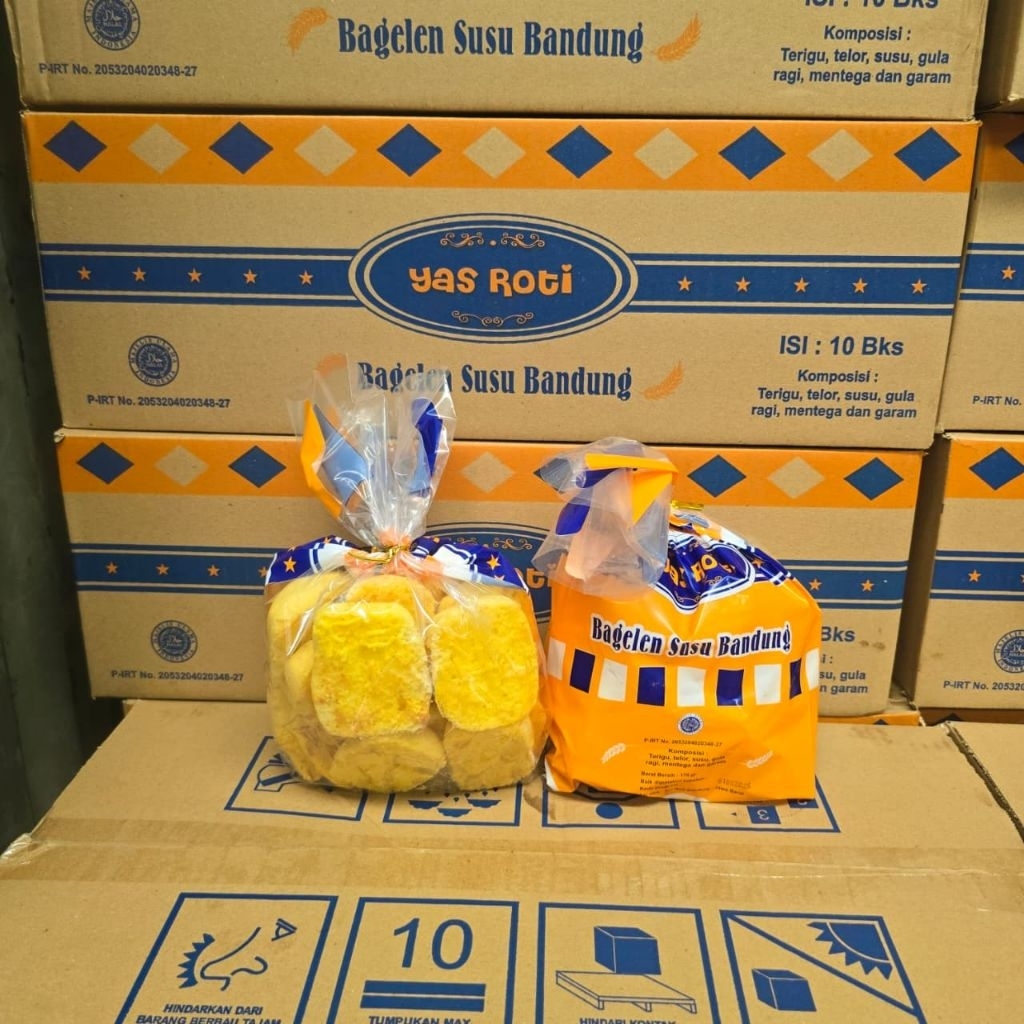 Roti Kering Baglen Coklat Keju Susu Bandung