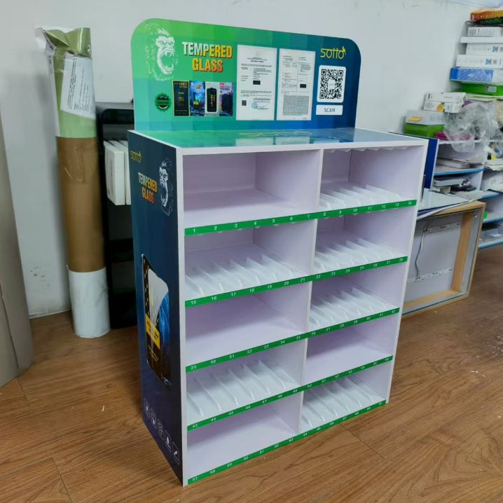 Rak Display Tempered Glass Barcode Semua Persamaan Android & iPhone