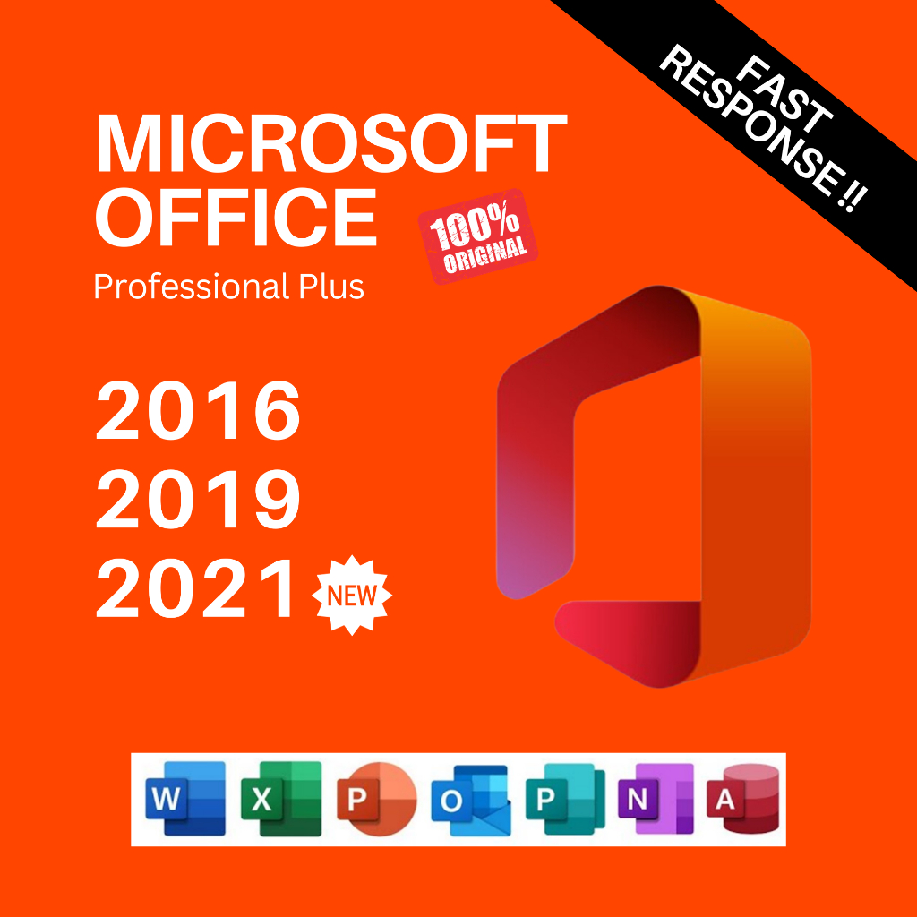 GENUINE ORI MS OFFICE 2016 | 2019 | 2021 | 365 PRO