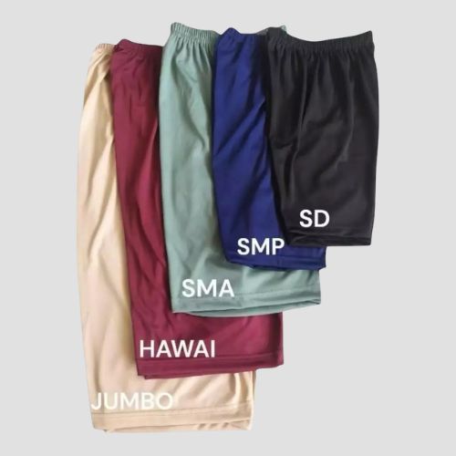 6Pcs Short / Celana Pendek Wanita / Strit / Dalaman wanita / Legging