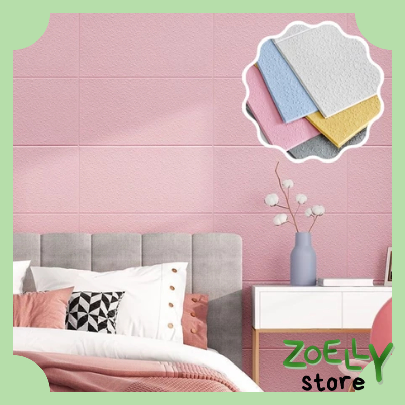 Zoelly HL0541 Wallpaper Dinding Foam 3D Sticker Wall Decoration Dekorasi Rumah Wallpaper atap plafon
