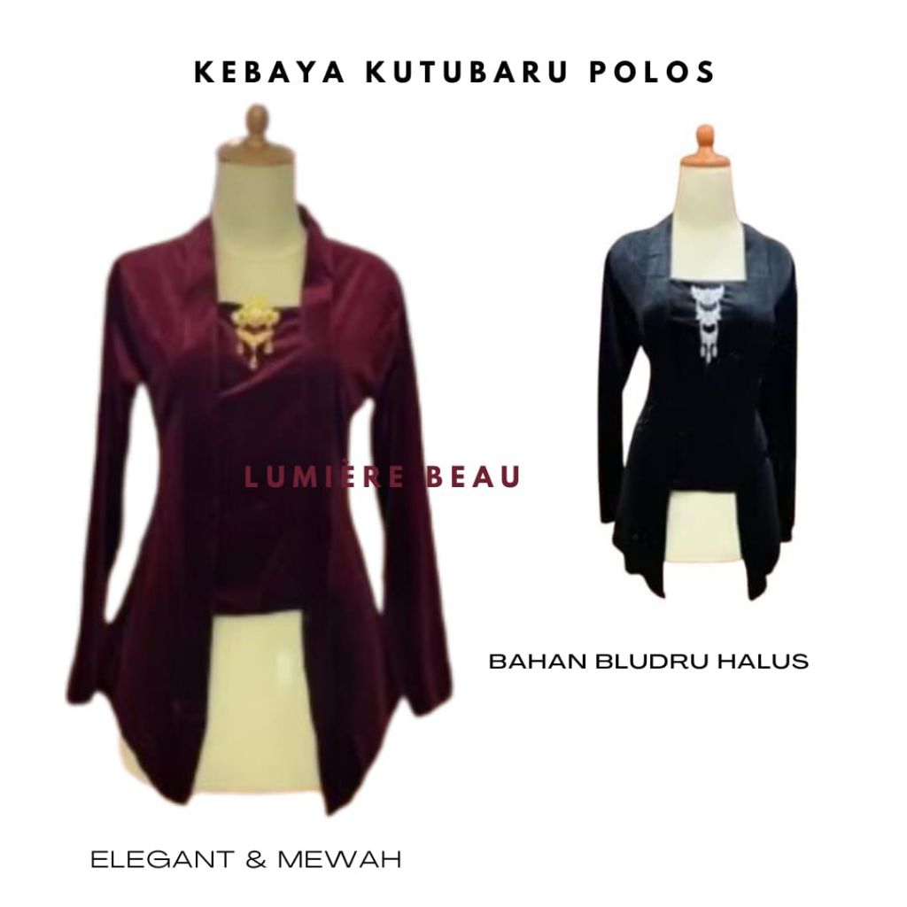 KEBAYA KUTUBARU POLOS KEBAYA MEDAN KEBAYA PESTA KEBAYA MEDAN
