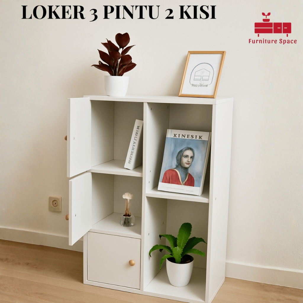 Loker 3 Pintu 2 kisi Loker 3 Pintu 2 Ruang Tas Selempang Loker 3 Pintu 2 Ruang Tamu