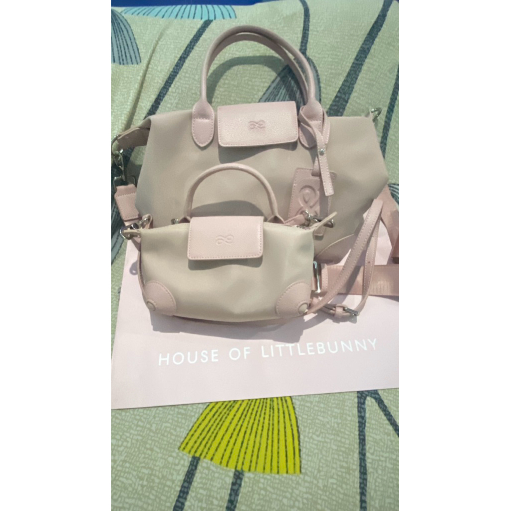 Preloved tas house of littlebunny purple pink