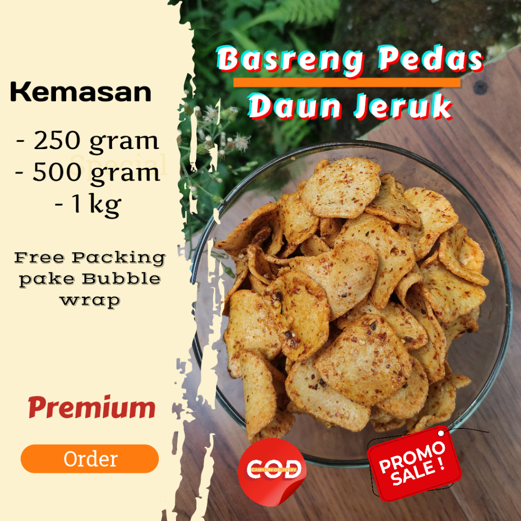 Basreng 1kg Basreng Bulat Keripik Basreng 1 Kg