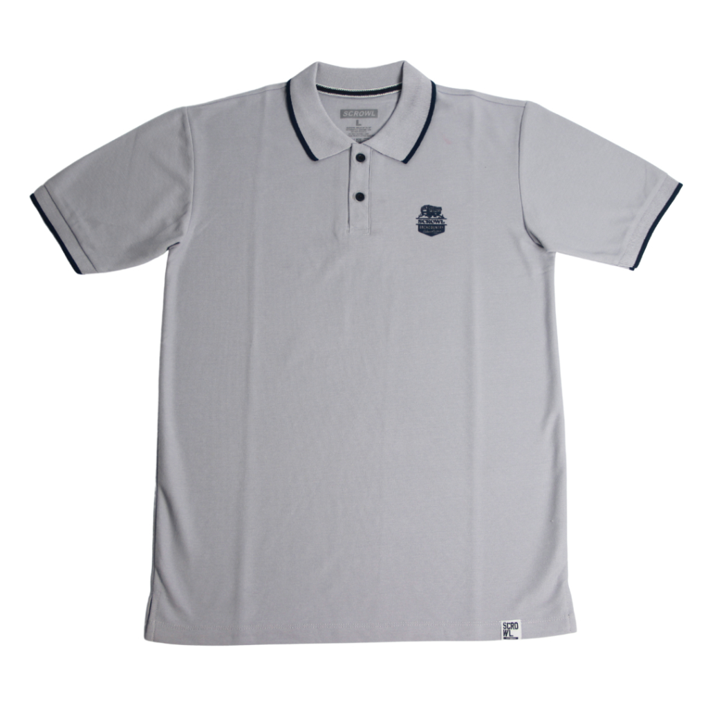 Scrowl Polo Shirt Original – Kaos Polo Kerah Pria Dewasa Gaya Korea Premium