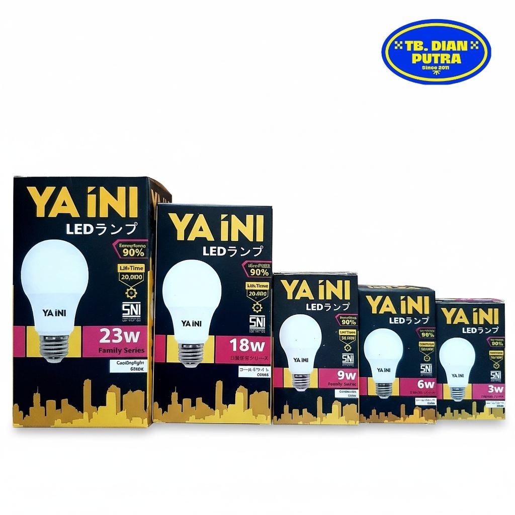 Lampu Bohlam LED YA INI | Lampu LED Bohlam Indoor Outdoor