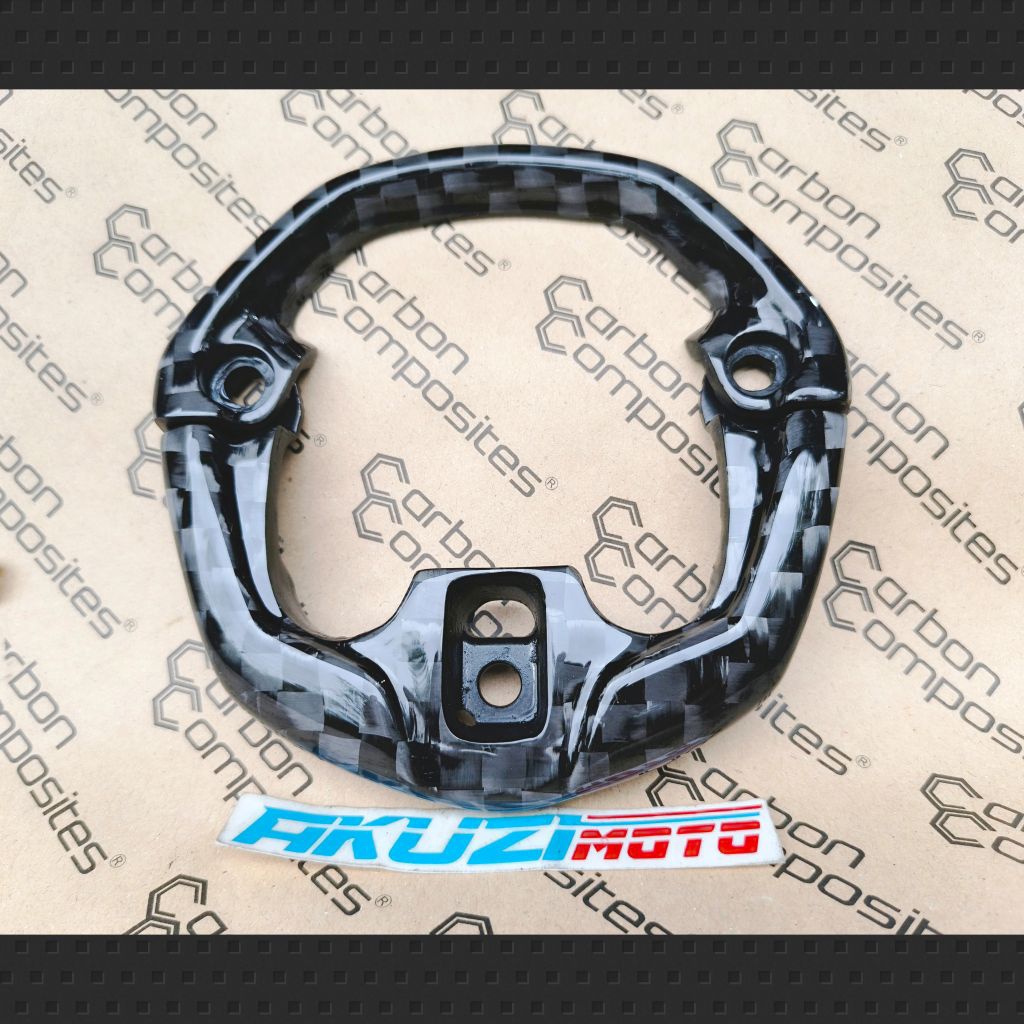 Garnish Cover Handle Dudukan Stang PCX 160 150 Carbon Kevlar
