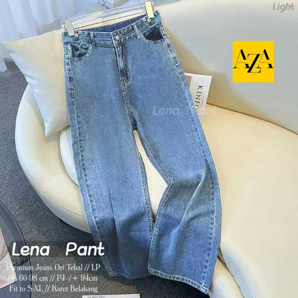 CELANA JEANS WANITA SIZE XL MOTIF POLOS TERBARU PAKAIAN WANITA CELANA PANJANG KEKINIAN