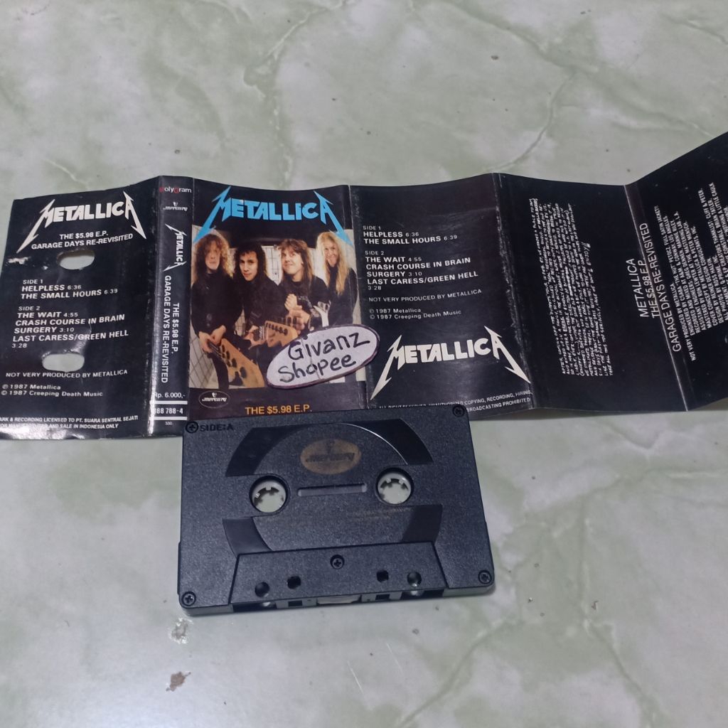 kaset pita METALLICA - Garage Days Re-revisited