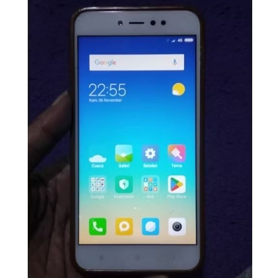 hp redmi not 5a minus touchscreen retak.