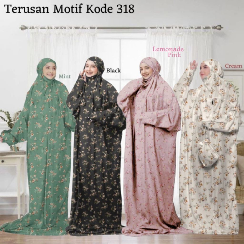 Mukena Hadramaut Motif