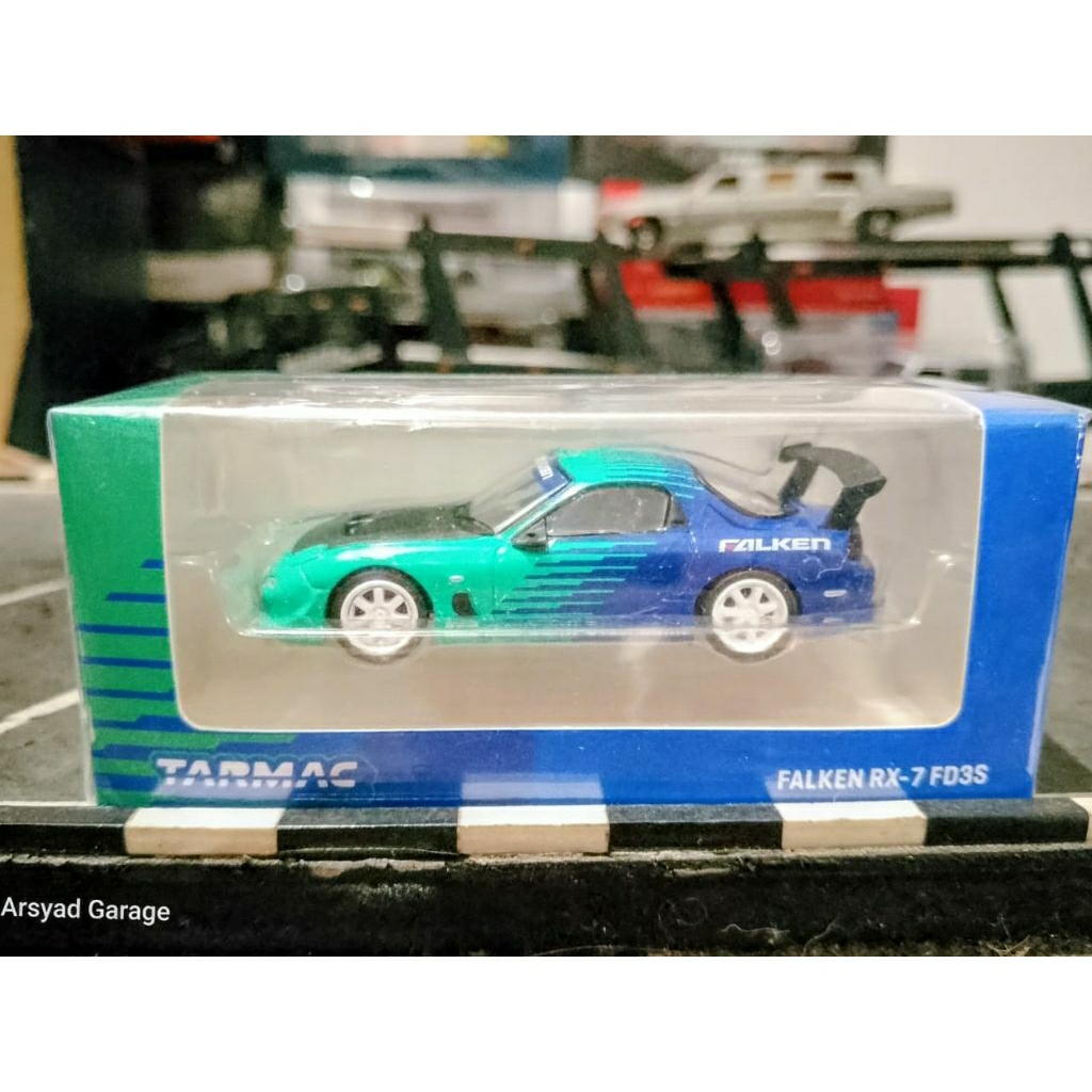 Diecast Tarmac Mazda RX7 RX 7 FD3S Falkem Livery Segel