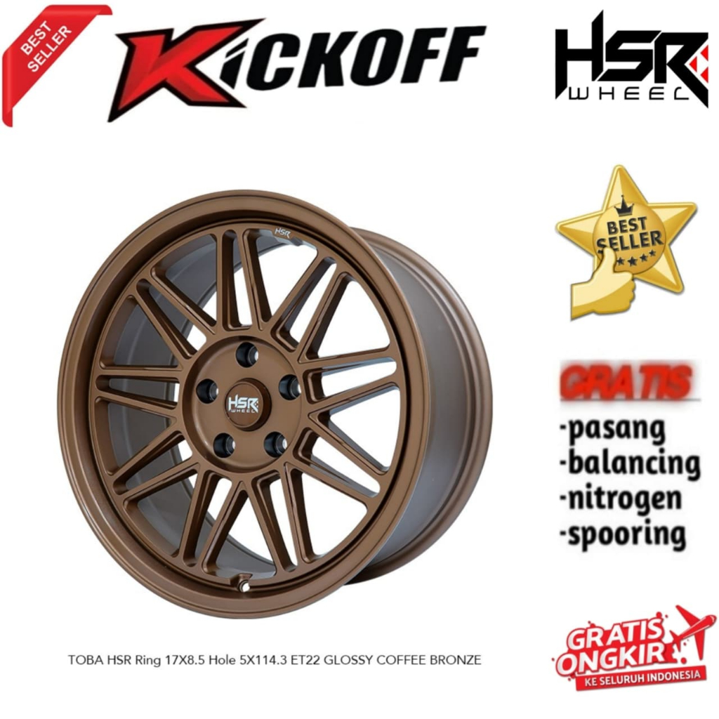 VELG RING 17 VELG HSR TOBA BISA BUAT ERTIGA BRV RUSH DLL