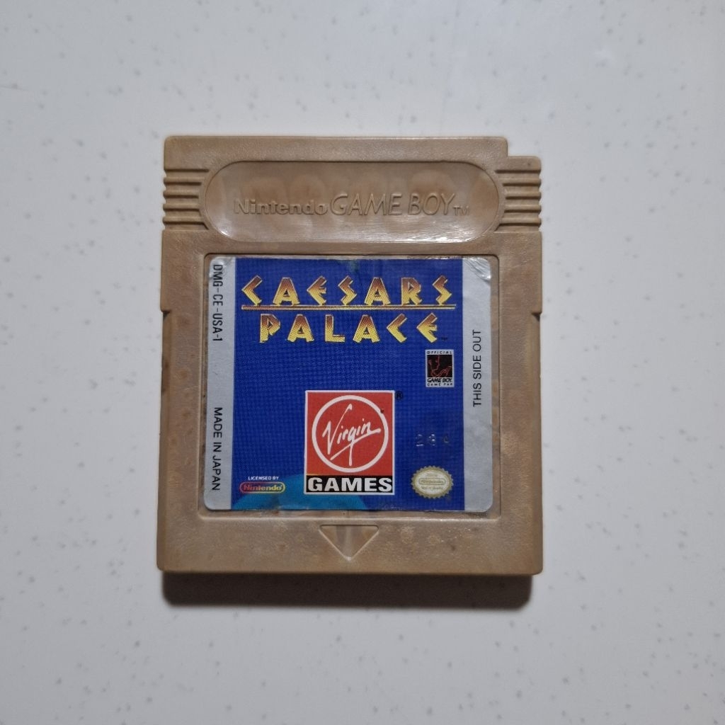 Kaset Gameboy GBA GBC DMG Caesars Palace Original Second