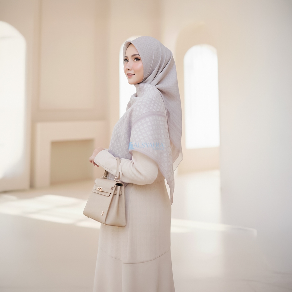 Alsyahra Exclusive - Hijab Square Sherine Luxe Voile Premium
