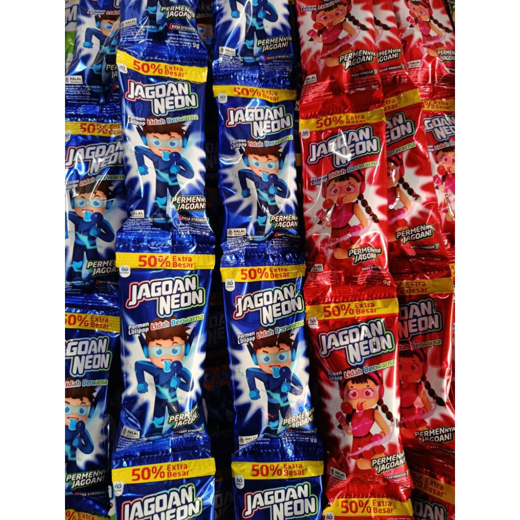 Permen Jagoan Neon Renceng Isi 10