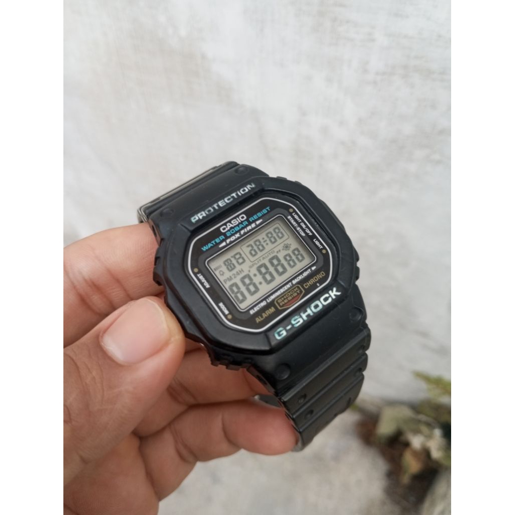 Casio Gshock DW-5600E Fox Fire second/preloved