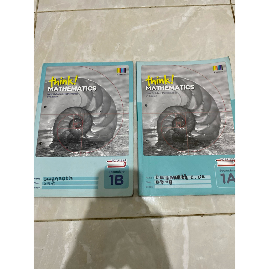 PELAJARAN THINK MATHEMATICS 1 A B WORKBOOK