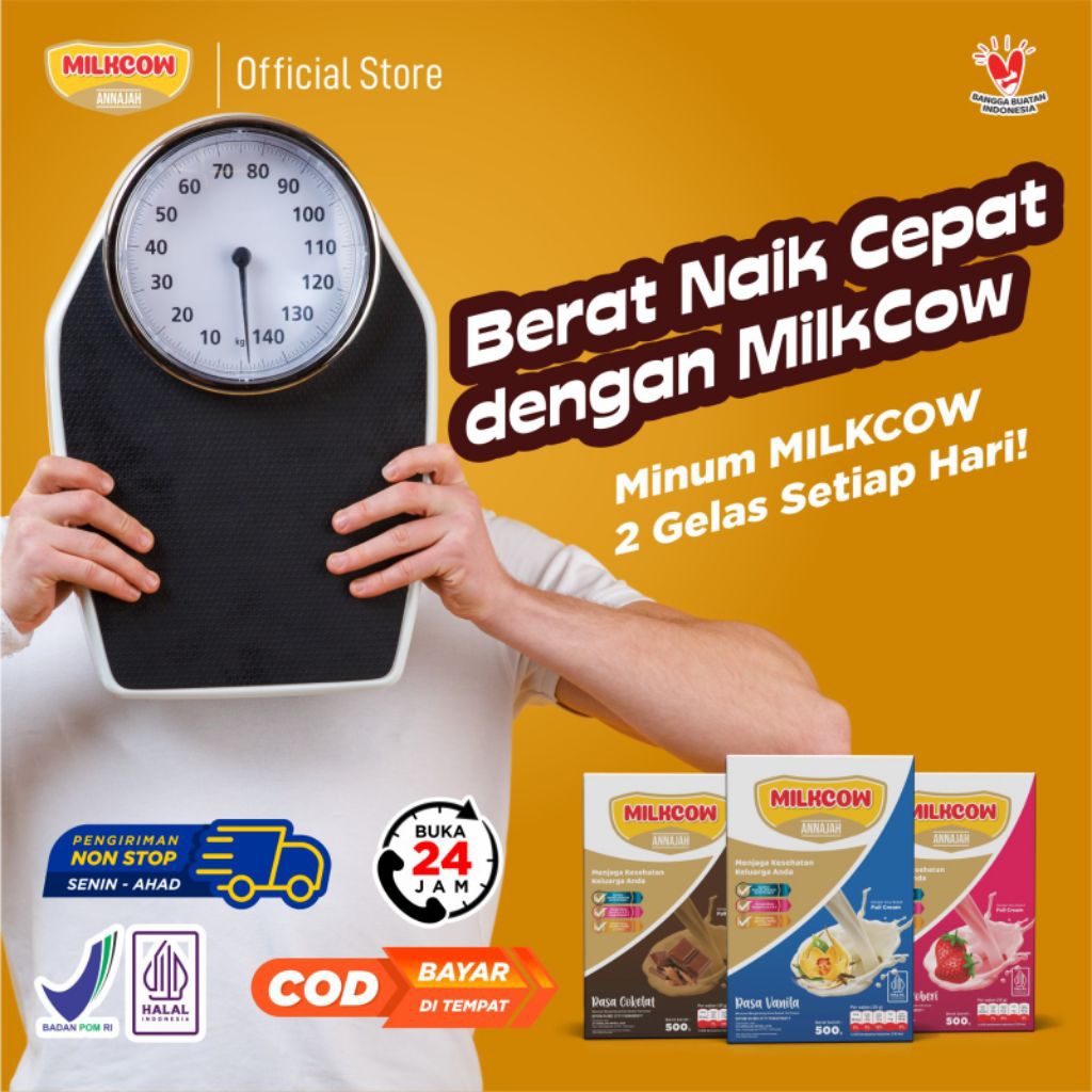 SUSU PENGGEMUK BADAN Ampuh Milkcowples Bpom Dan Halal  500 Gram