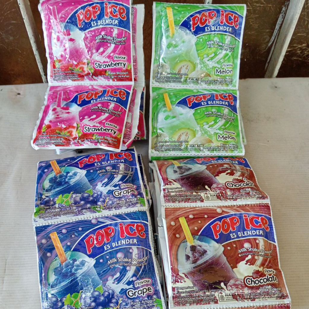 POP ICE BLENDER renceng isi 10 sachet