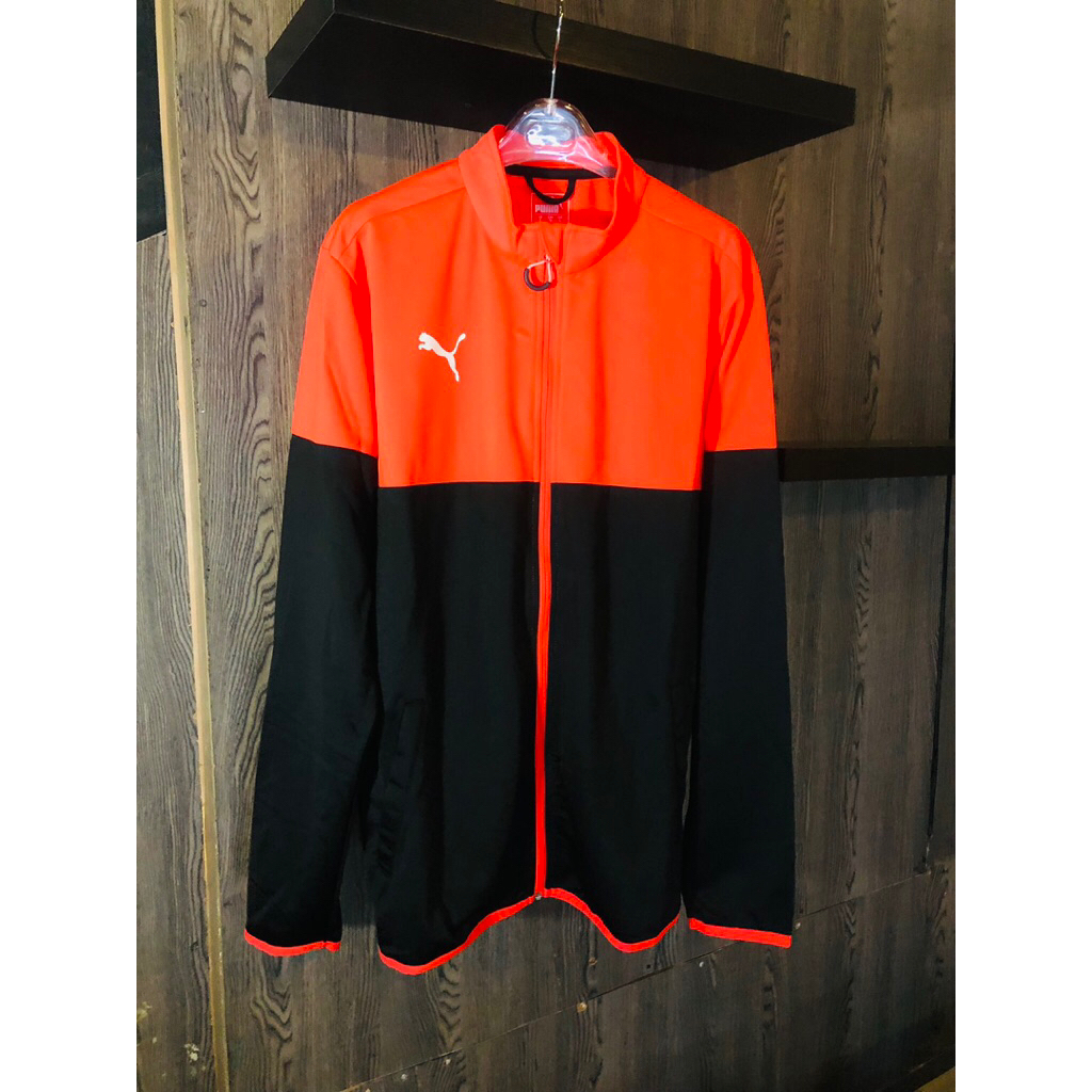 Puma FTBL Play Tracksuit Jacket BNWT ( Red Blast - Black ) XL