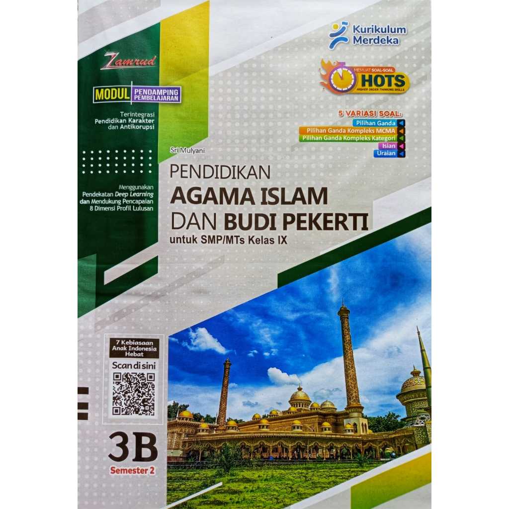 LKS PAI SMP KELAS 9 Semester 2 2025-2026 Zamrud