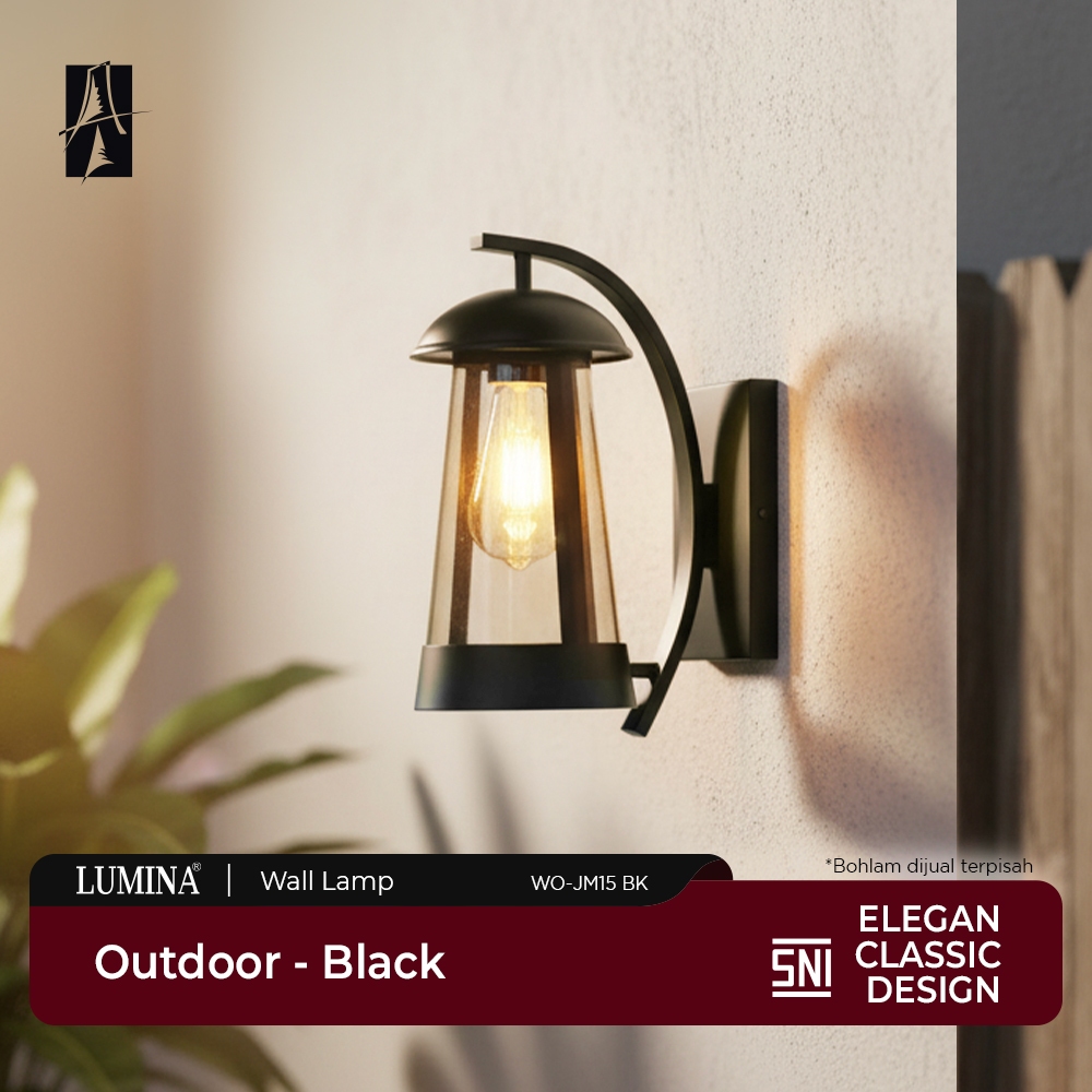 Lumina - Lampu Hias Dinding Outdoor Wall Lamp Aesthetic Fitting Minimalis Modern Estetik - Type WO-J
