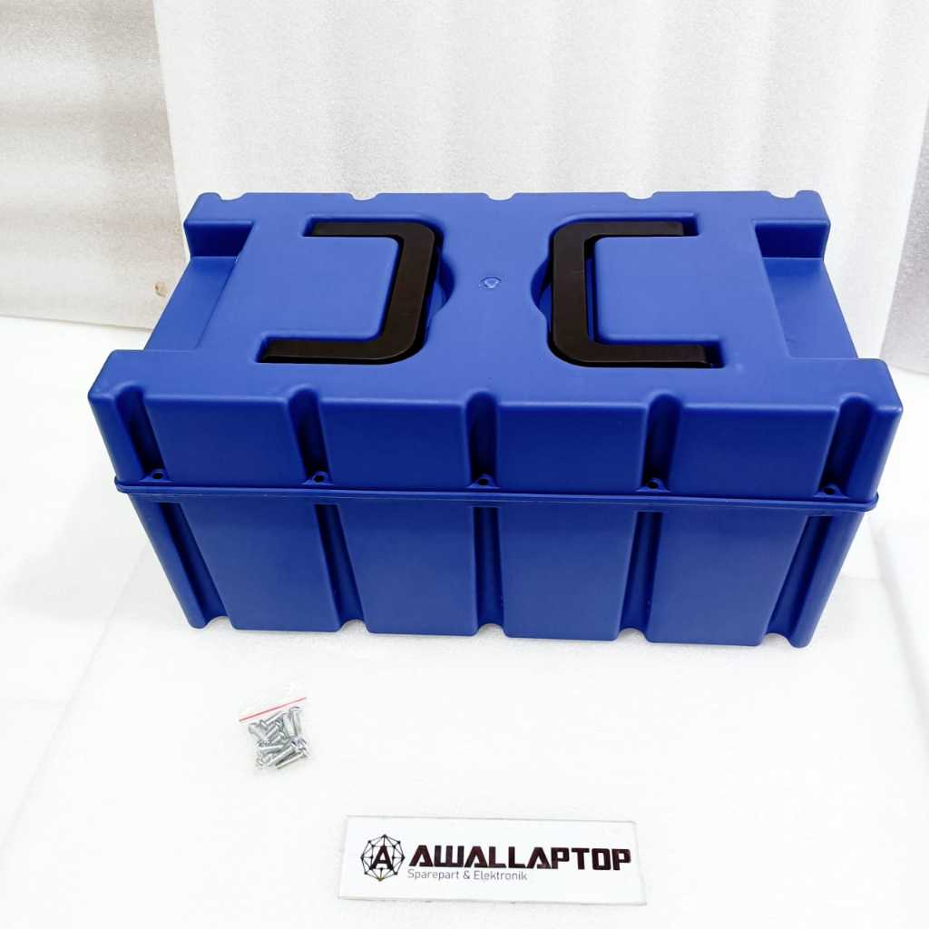 Box baterai lifepo4 lithium ABS plastik 395x210x200mm box aki battery