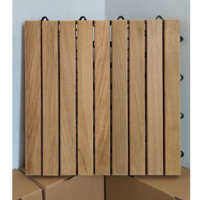 Lantai kayu Decking tile parket outdoor