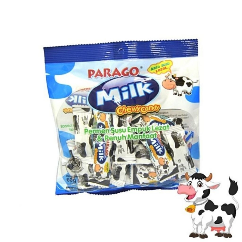PARAGO CHEWY MILK CANDY 54 GRAM PERMEN SUSU LUNAK