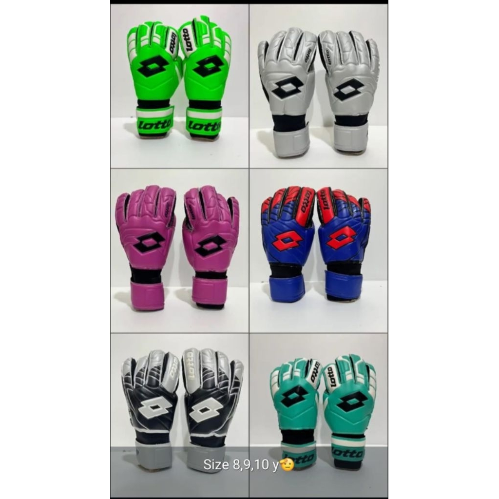 SARUNG TANGAN KIPER LOTTO ORIGINAL PAKISTAN