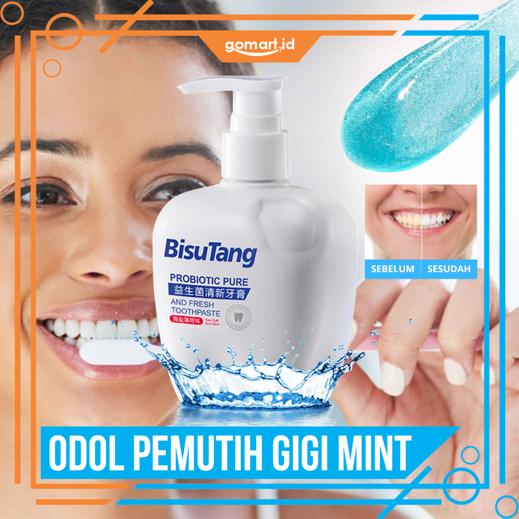 BISUTANG Pasta Pemutih Gigi Anti Kuning 260g - BISUTANG Odol Gigi Pembersih Noda Karang Gigi 260g