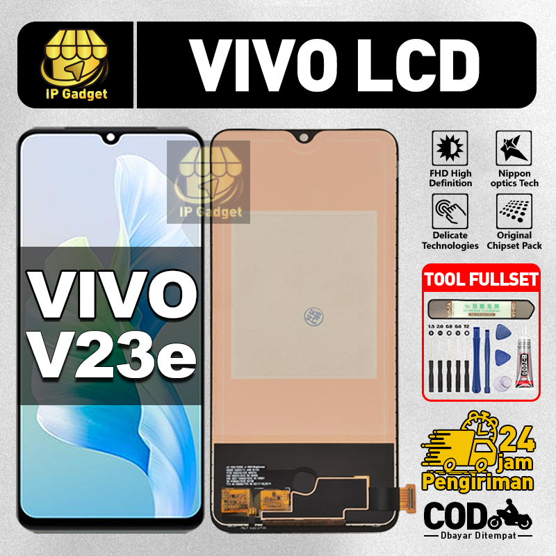 ORI FOR LCD VIVO V23e Fullset Original LCD HP VIVO V23e Asli Touchscreen Layar Sentuh HP COD