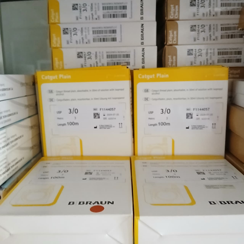 Benang Catgut Plain Roll 3/0  B Braun