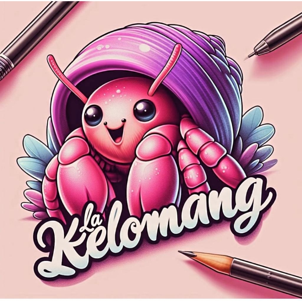 Coenobita perlatus size L, mainan kelomang dark strawberry