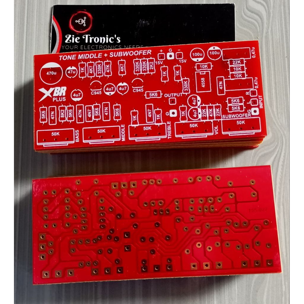 PCB TONE CONTROL XBR MIDDLE PLUS SUBWOOFER